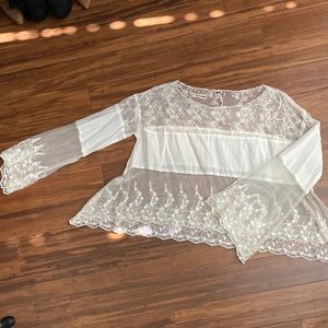 Free people sheer top